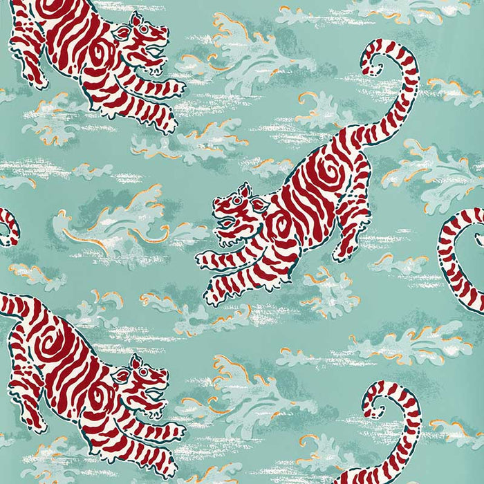 Lee Jofa Bongol Paper Aqua Wallpaper P2020107.1394.0