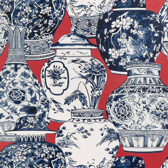 Lee Jofa Pandan Paper Chili/Blue Wallpaper P2020108.1950.0