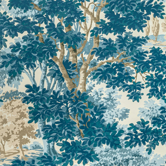 Lee Jofa Woodland Paper Blue Wallpaper P2022104.155.0