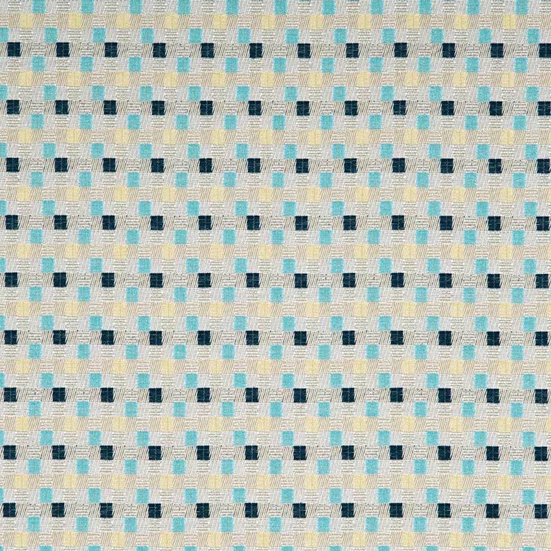 Baker Lifestyle Skane Aqua/Indigo/Linen Fabric PF50347.4.0