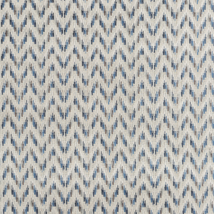 Baker Lifestyle Carnival Chevron Indigo Fabric PF50426.2.0