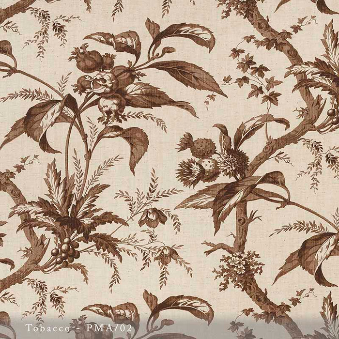 Lisa Fine Pomona Tobacco Fabric PMA-02