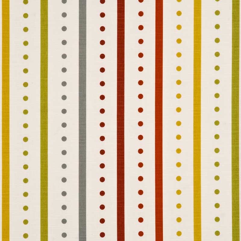 Baker Lifestyle Opera Stripe Red/Gold Fabric PP50344.5.0