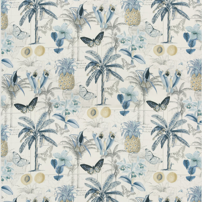 Baker Lifestyle Orinoco Blue Fabric PP50434.2.0