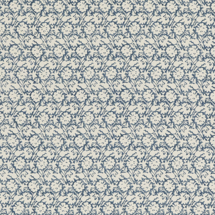 Baker Lifestyle Flower Press Indigo Fabric PP50480.1.0