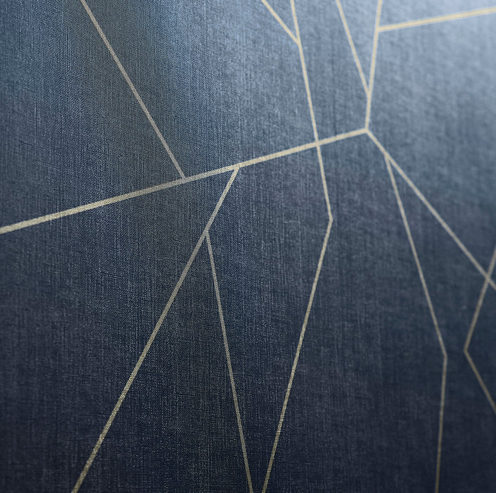 Harlequin Parapet Indigo 112078 Wallpaper HTWW112078