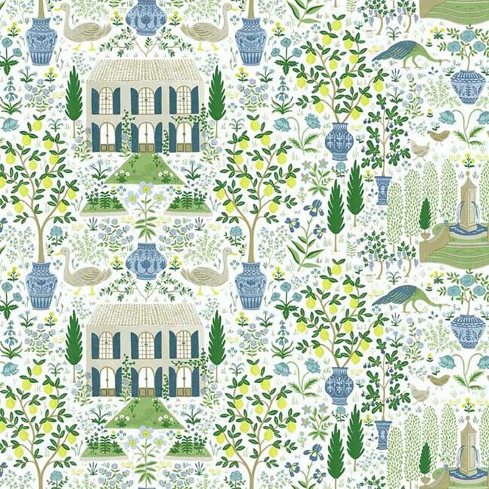 Rifle Paper Co Camont Blue/Green Wallpaper RI5109