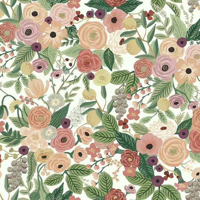 Rifle Paper Co Garden Party Burgundy Wallpaper RI5122