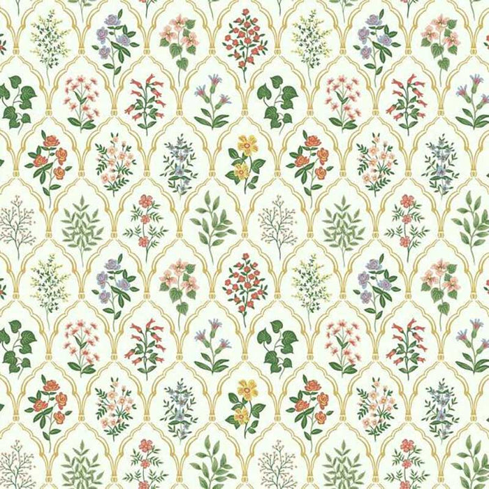 Rifle Paper Co Hawthorne Cream Wallpaper RI5130