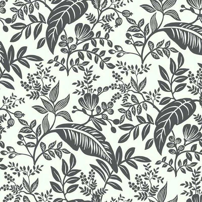 Rifle Paper Co Canopy Black/White Wallpaper RI5136