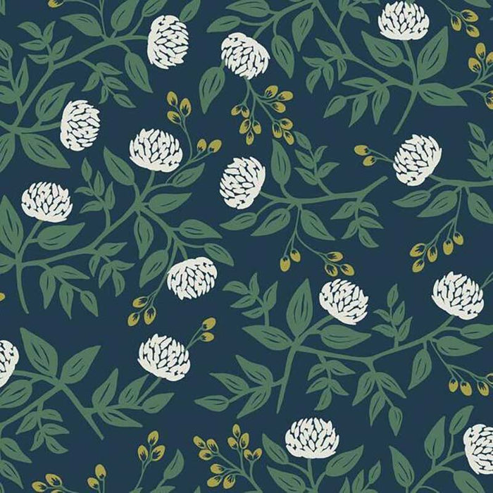 Rifle Paper Co Peonies Navy Wallpaper RI5149