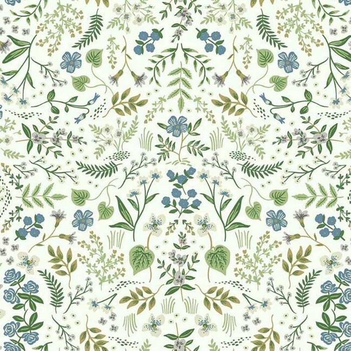 Rifle Paper Co Wildwood Blue/Green Wallpaper RI5155