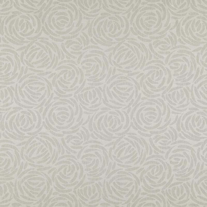 Maxwell Rosettes Limestone Fabric RN8511