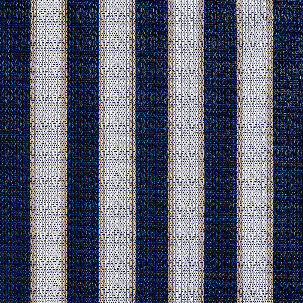 Charlotte Cobalt Stripe Fabric S116