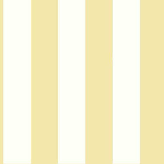 York 3" Stripe Yellow/White Wallpaper SA9178