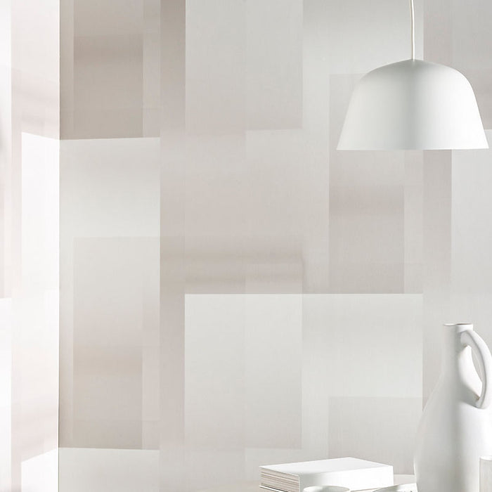 Scalamandre Graphic Blocks Beige Wallpaper SC 0001WP88426