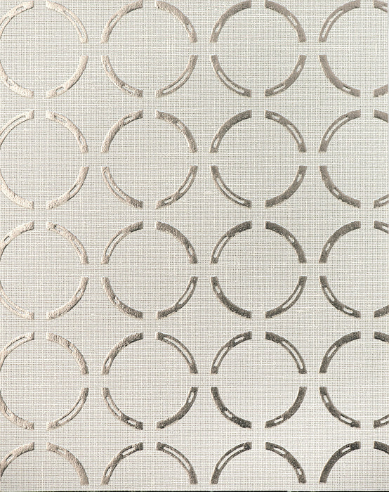 Scalamandre Caster Printed Wallcovering Silver Lining Wallpaper SC 0002WP88543