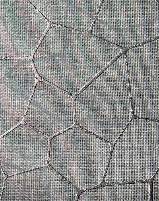 Scalamandre Lattice Wallcovering Charcoal Wallpaper SC 0005WP88542