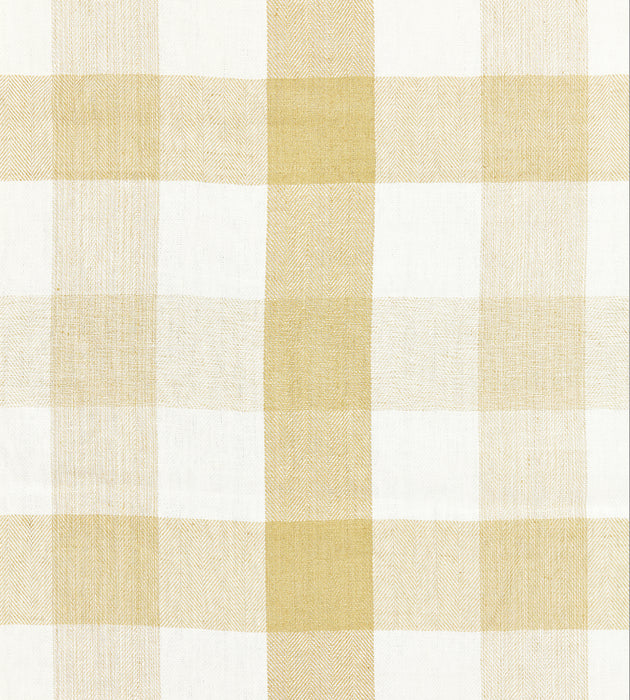 Scalamandre Westport Linen Plaid Camel Fabric SC 000227135