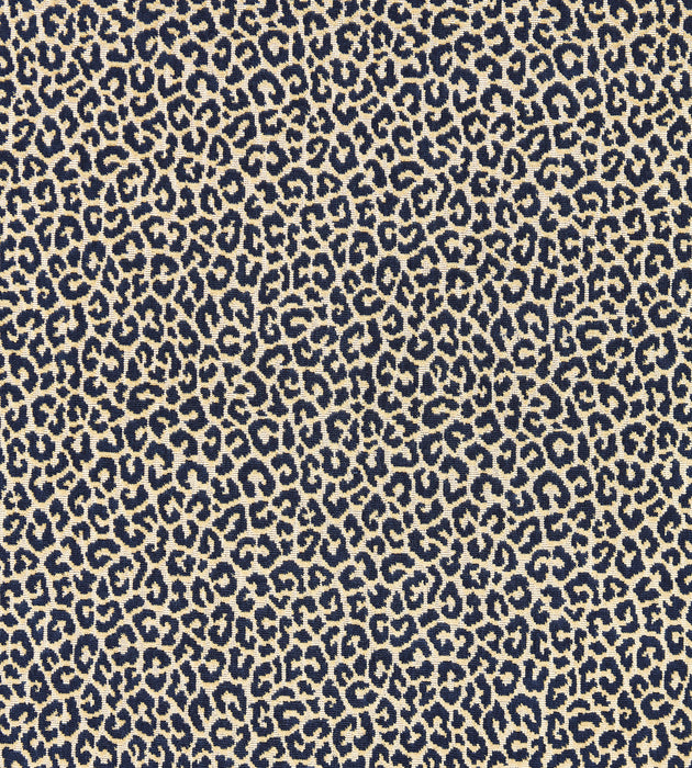 Scalamandre Panthera Velvet Indigo Fabric SC 000427037