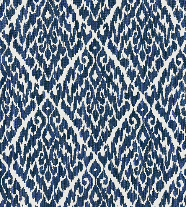 Scalamandre Lhasa Ikat Weave Indigo Fabric SC 000427169