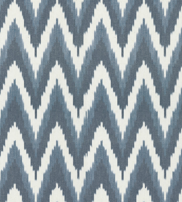 Scalamandre Adras Ikat Weave Lapis Fabric SC 000427185