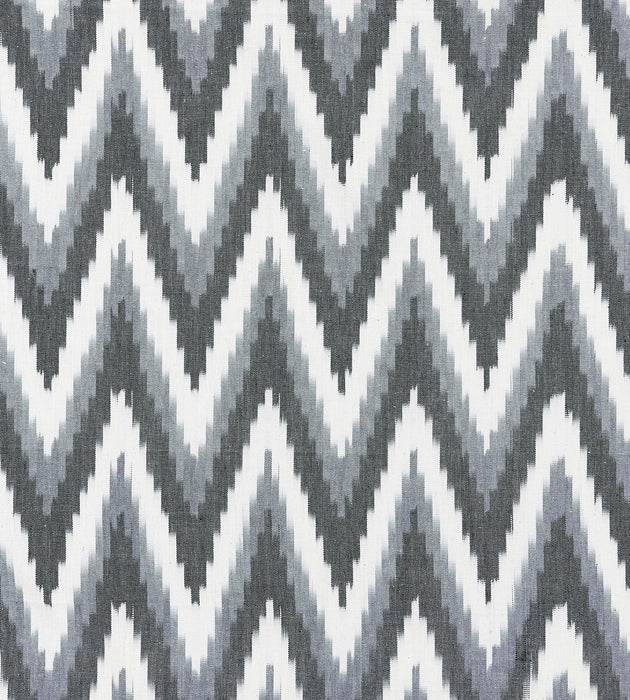 Scalamandre Adras Ikat Weave Carbon Fabric SC 000527185