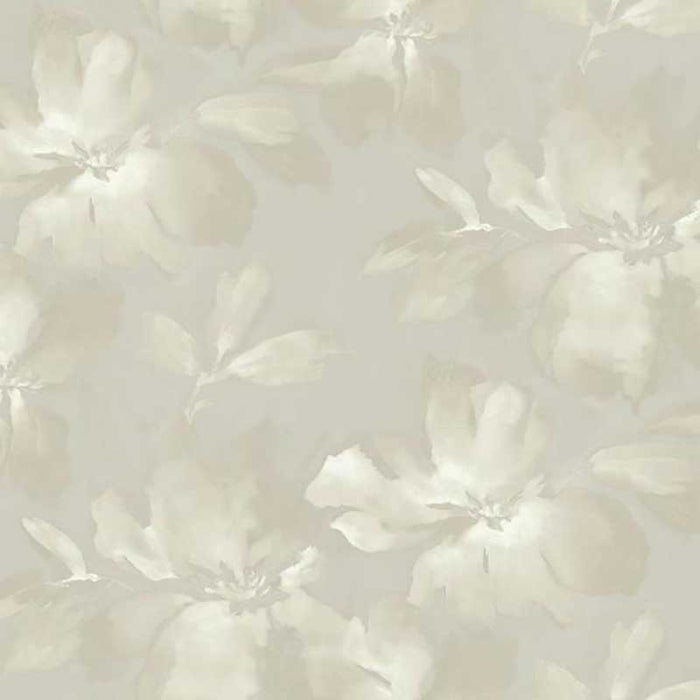 York Midnight Blooms Gray Wallpaper SO2472