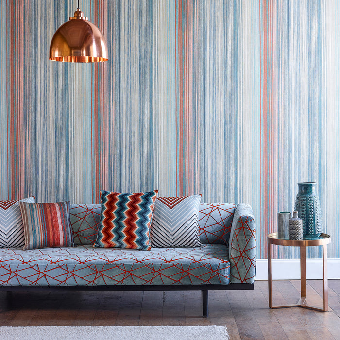 Harlequin Spectro Stripe Litchen/Graphite 111963 Wallpaper HMWF111963