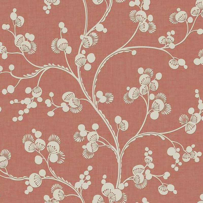 York Dahlia Trail Burnt Orange Wallpaper SS2500