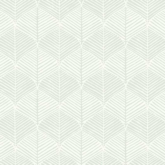 York Palm Thatch White/Gray Wallpaper SS2565