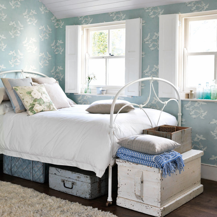 Sanderson Seagulls Blue 214585 Wallpaper DVIN214585