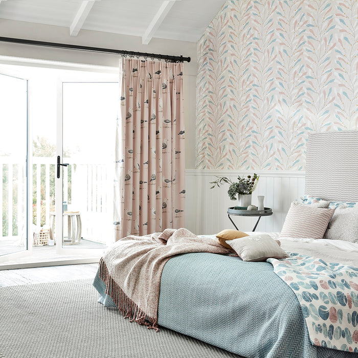 Sanderson Shore Birds Blush 216562 Wallpaper DCOA216562