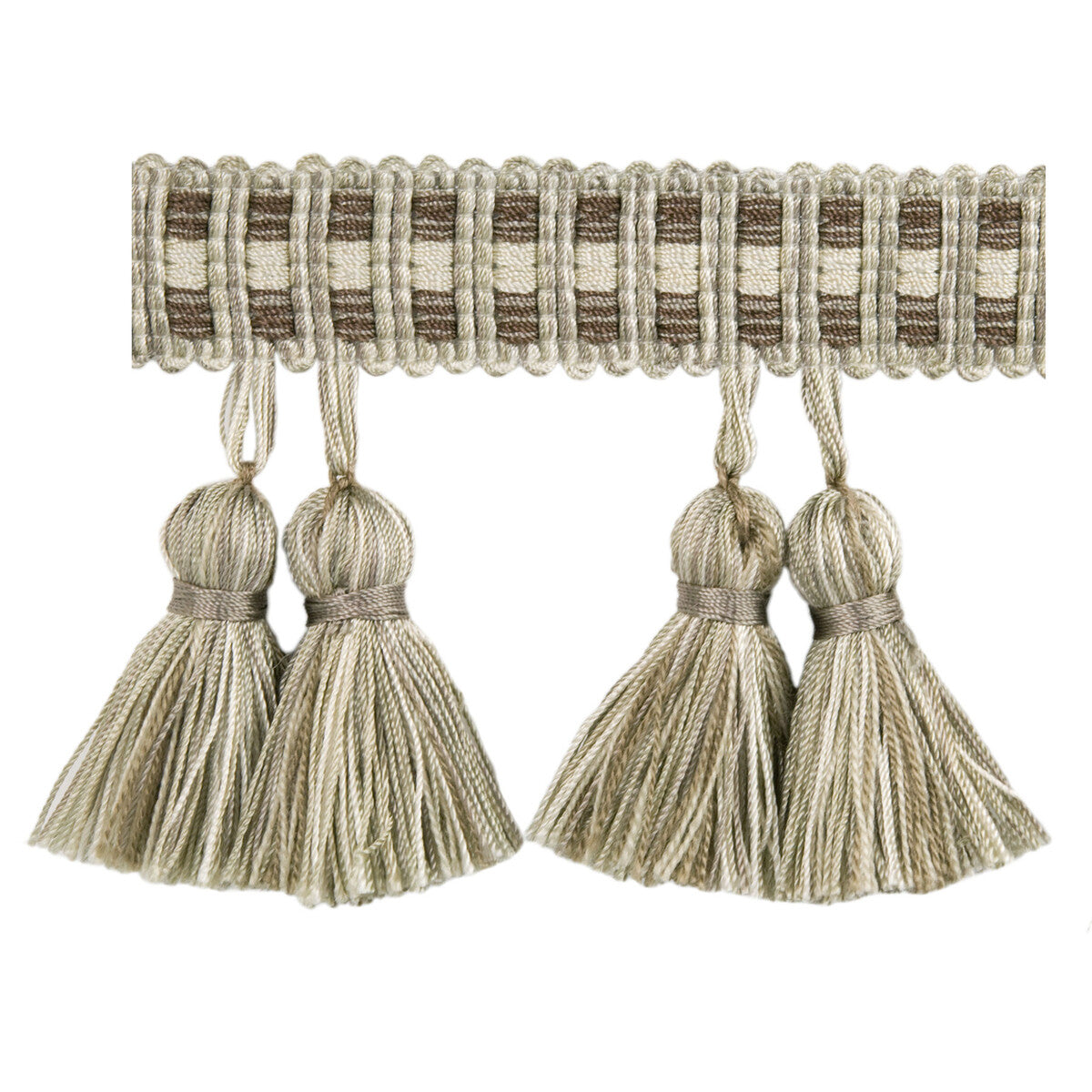 Kravet Basics Paired Tassels Platinum Trim T30584.106.0