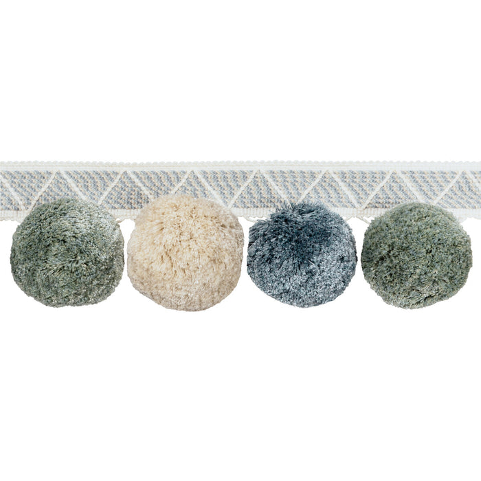 Kravet Couture Phuket Poms Seaglass Trim T30804.1635.0