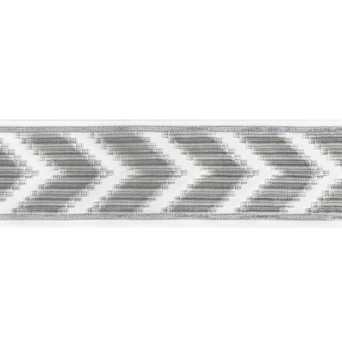 Kravet Couture Chevron Velvet Tape Grey Trim T30828.1121.0