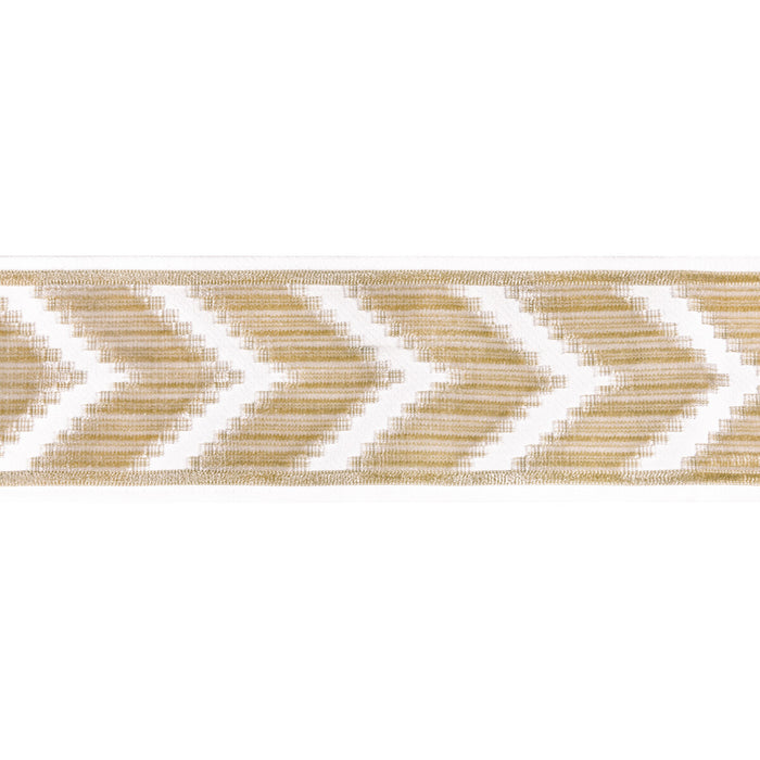 Kravet Couture Chevron Velvet Tape Cream Trim T30828.16.0