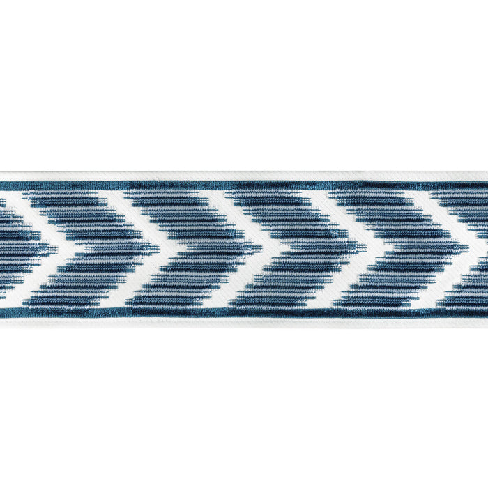 Kravet Couture Chevron Velvet Tape Ink Trim T30828.50.0