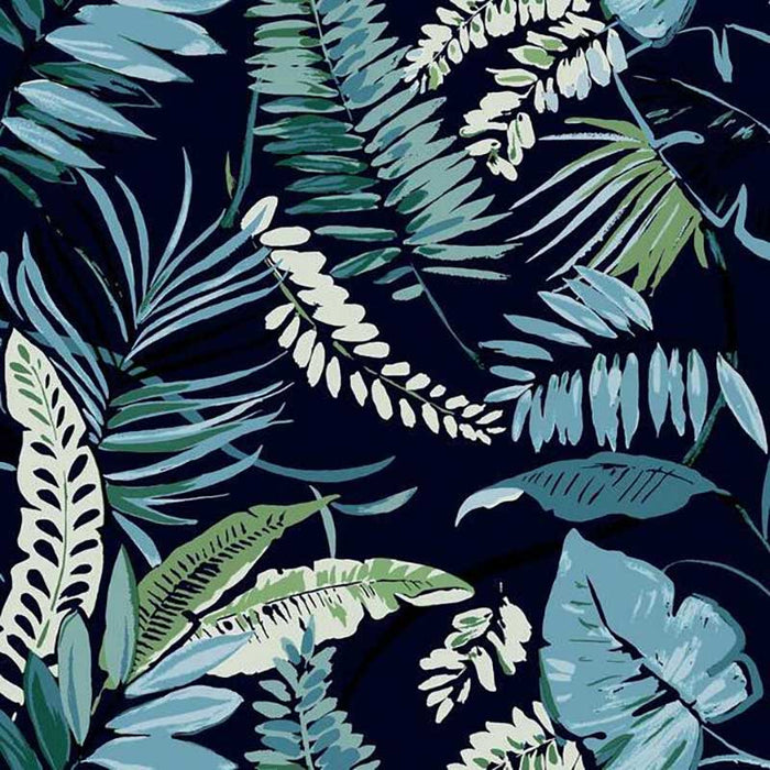 York Tropical Toss Navy Wallpaper TC2623