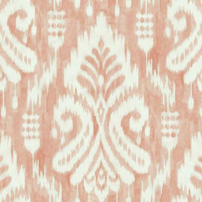 York Hawthorne Ikat Coral Wallpaper TC2646