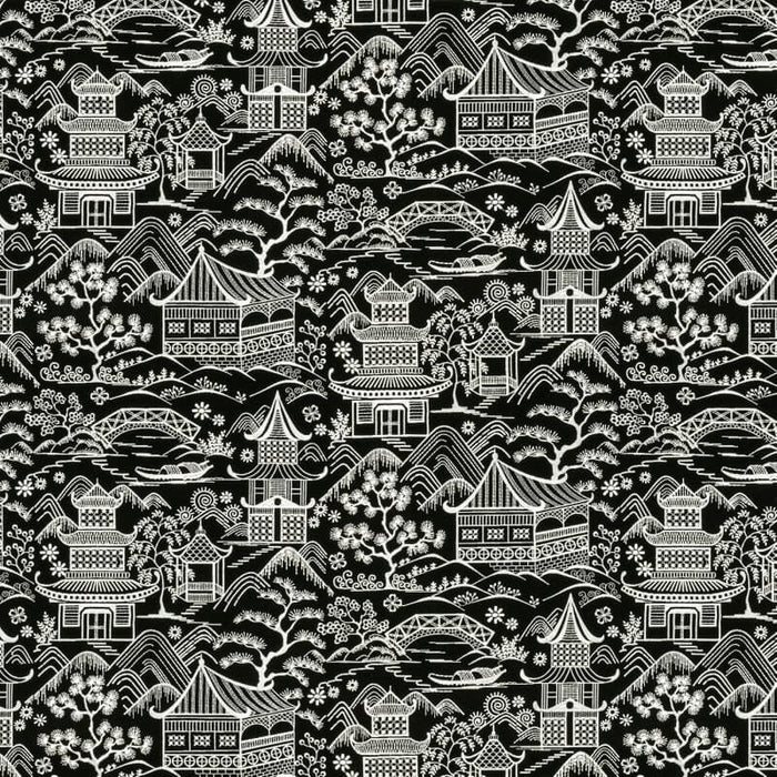 Stout Upsala 2 Black/White Fabric UPSA-2