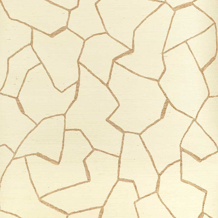 Kravet Couture W-Bark Cloth Gold Wallpaper W3573.4.0