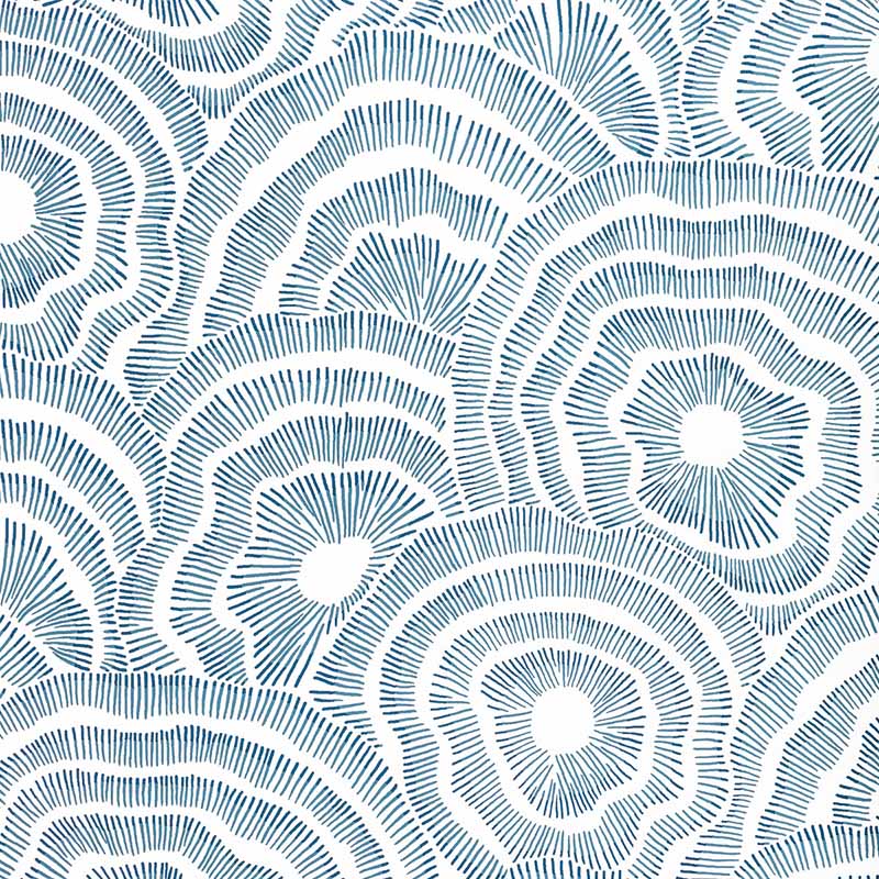 Kravet Couture Panache Wp Indigo Wallpaper W3823.50.0