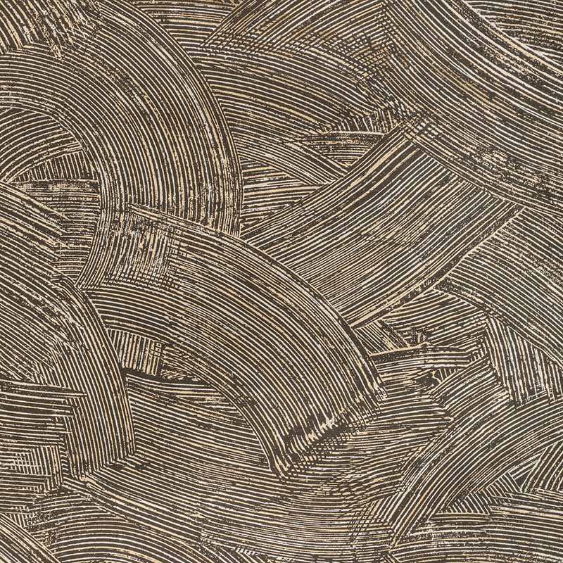 Kravet Couture Modern Swirl Wp Noir Wallpaper W3831.8.0