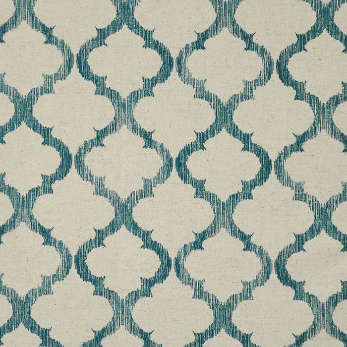 Maxwell Wrought Iron Teal Fabric WE6225