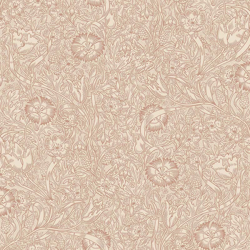 Sandberg Caroline Terracotta Wallpaper WSB 00020209