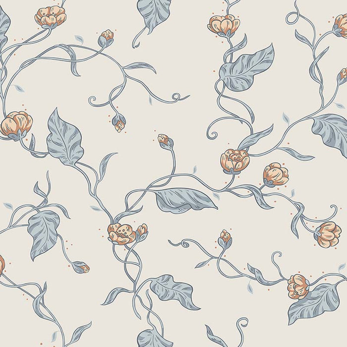 Sandberg Elmire Soft Blue Wallpaper WSB 00081400