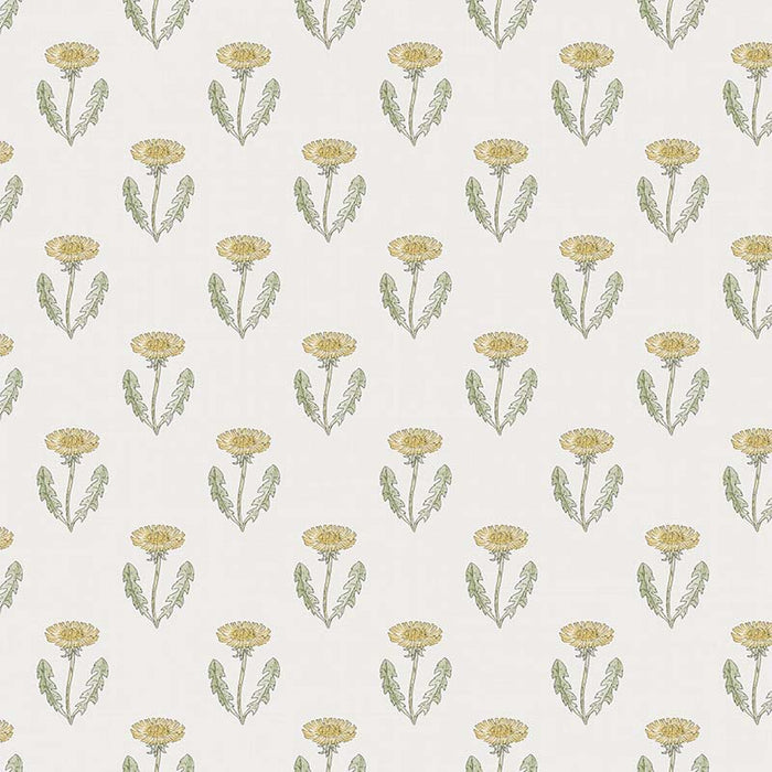 Sandberg Maskrosen Spring Green Wallpaper WSB 0037S1013