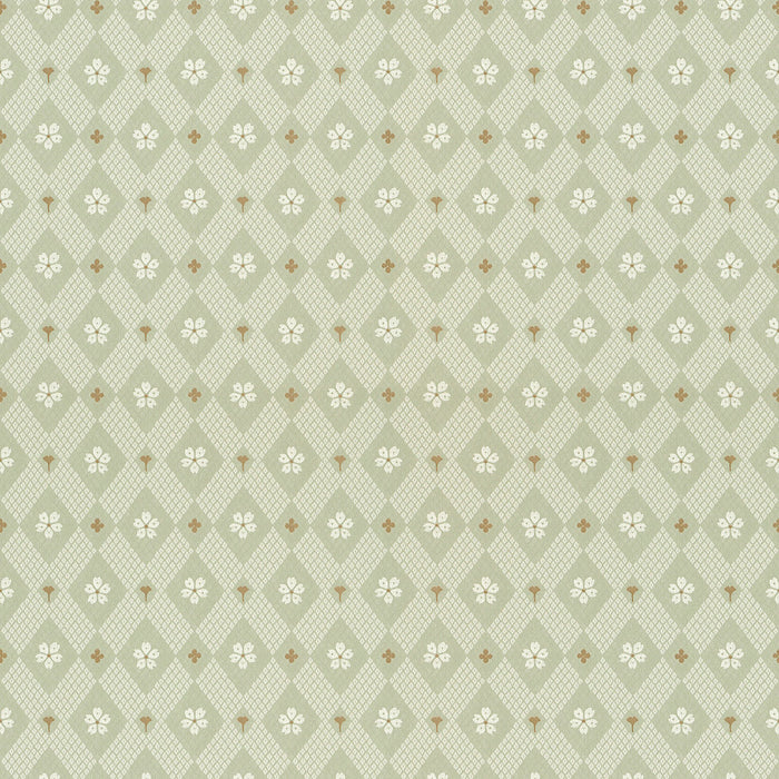 Sandberg Kimono Green Wallpaper WSB00380238