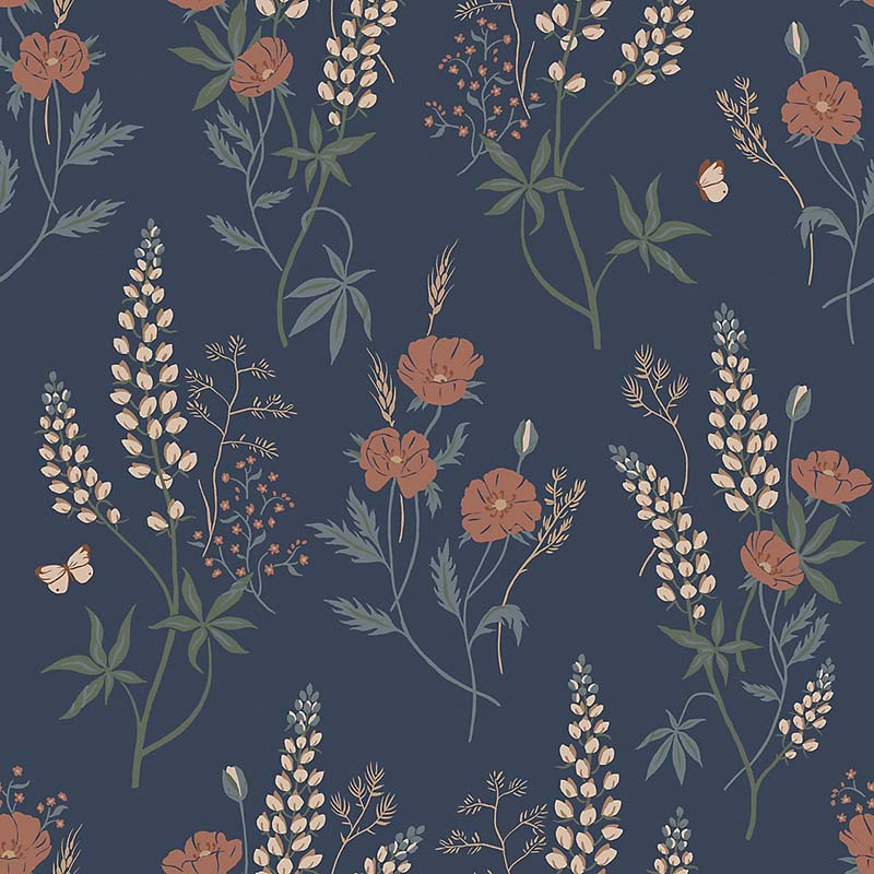 Sandberg Emma Classic Blue Wallpaper WSB 00850427